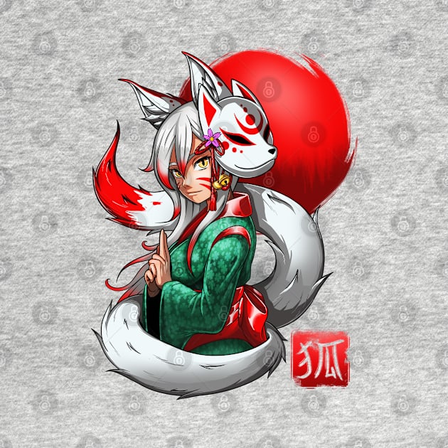 Kitsune Girl by Meca-artwork